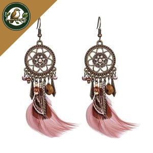 BOUCLES D’OREILLES OISEAUX - ATTRAPES RÊVES & PLUMES