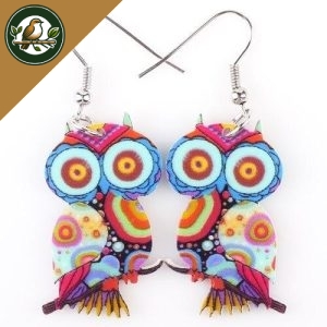 BOUCLES D’OREILLES OISEAUX - HIBOUX FANTAISIES