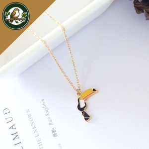 COLLIER OISEAUX - PENDENTIF COLORÉ