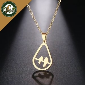 COLLIER OISEAUX - PENDENTIF GOUTE